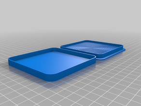 square primer flip tray wbase 3d print model - Mito3D