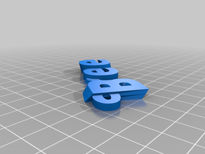 my customized key ring bree 3d print model - Mito3D