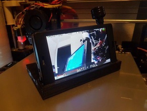 43 inch fpv lcd screen stand 20 degrees mount 3d print model - Mito3D