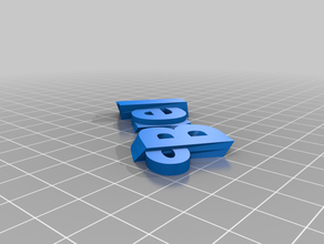 my customized key ring buell 3d print model - Mito3D