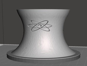 nuclear plant planter 3d print model - Mito3D