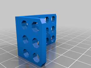 my customized makeblock parametric l bracket 3d print model - Mito3D