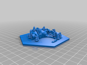 catan oro hex 3d print model - Mito3D