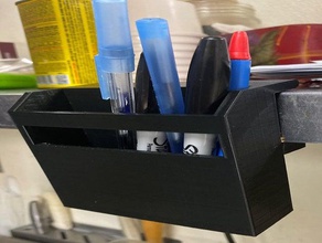 pen holder commercial shelving 3d print model - Mito3D