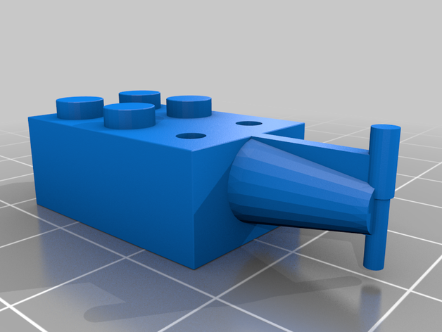 lego outboard motor v01 3D print model - Mito3D