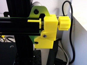tevo tarantula pro x axis tensioner belt nintendo upgrade x-axis 3d print model - Mito3D