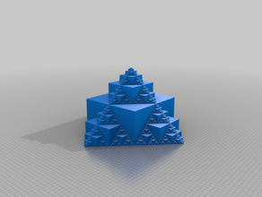 cube ifs fractal easy nice 3d print model - Mito3D