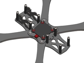 impulserc uzaylı kurt v3 pdb adaptörü drone osd quadcopter 3d print model - Mito3D