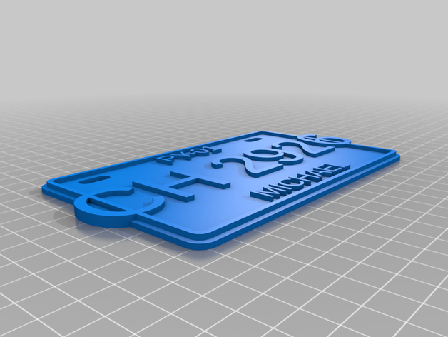 ch 2926 personalizado 3D print model - Mito3D