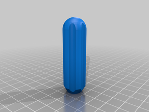 my customized handle 3mm allen hex 3d print model - Mito3D