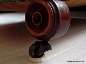 caster cup prevent damage parquet laminate flooring antique furniture parket laminaat 3d print model - Mito3D
