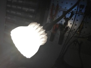 spotlight diffuseur ikea jansj jansjo spirale vase mode 3d print model - Mito3D