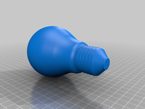 light bulb 3d slash game glass lightbulb model videogame 3d print model - Mito3D