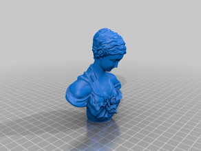 Venüs baskını ayağı büstü kadın 3d print model - Mito3D