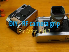 canon rf-Kamera-Griff - v vi 7 s p Kamera Griff canon7 3d print model - Mito3D