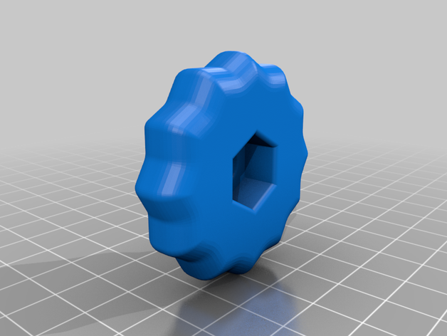 m8 poignée bouton 3D print model - Mito3D