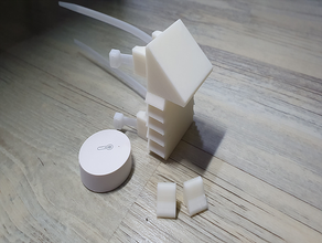 açık durumda xiaomi sıcaklık nem sensörü 3d print model - Mito3D
