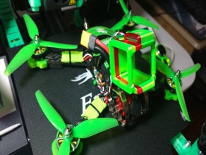 armattan rooster gopro + gps bn220 mount session 3d print model - Mito3D