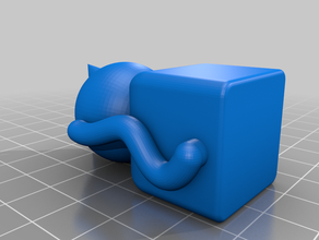 kedi Anahtarlık 3d print model - Mito3D