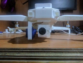 o movimento panorâmico da câmera adaptador de sg90 servo câmara mavic dji clone floding drone 3d print model - Mito3D