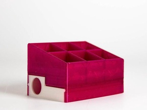 lipstickholder gioielli il rossetto vassoio per trucco titolare 3d print model - Mito3D