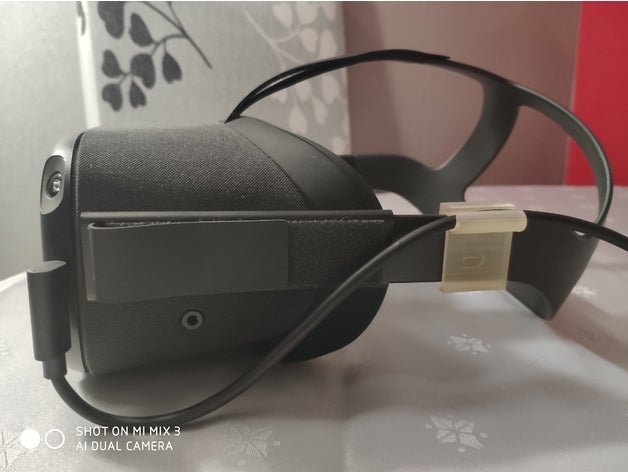 lien de support oculus quête cble 3D print model - Mito3D