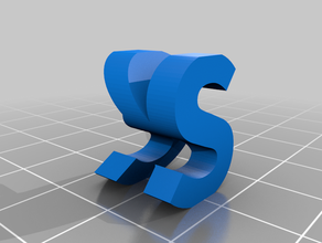 ma personnalisé 3d ambigram 3d print model - Mito3D