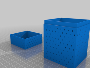 my customized playing card box 3d print model - Mito3D