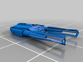battlestar gun unit 3d print model - Mito3D