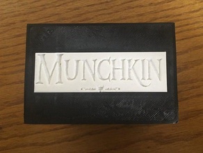 custom munchkin game box 3d print model - Mito3D
