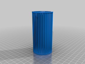 my customized centrifugal blower squirell fan 3d print model - Mito3D