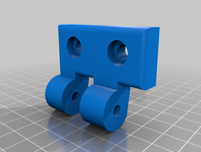 blv mgn cube door hinge 3d print model - Mito3D
