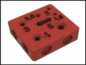 bondhus metric hex wrench caddy magnetic 3d print model - Mito3D