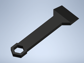 basit tutkal spatula 3d print model - Mito3D