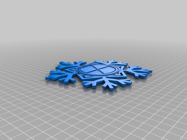 radiation ornament christmas 3D print model - Mito3D