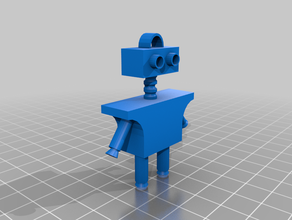piccolo robot della catena 3d print model - Mito3D