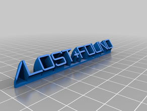 lost-found3 customized 3d print model - Mito3D