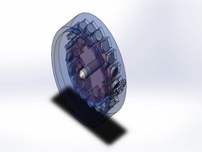 freie Energie-Konzept motor Konzept disk diy Energie frei magnet magnetic magnetische Prototyp-motor rotor 3d print model - Mito3D