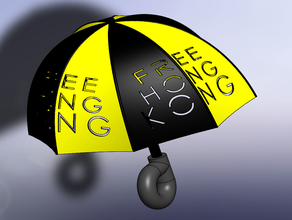 gratuito hong kong ombrello 3d print model - Mito3D