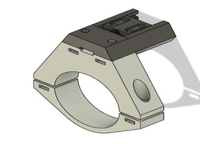 eje y el tensor de la correa plástico montrousity 3d print model - Mito3D