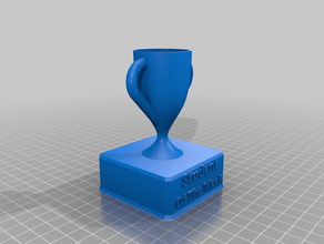 student week award school trophy 3d print model - Mito3D
