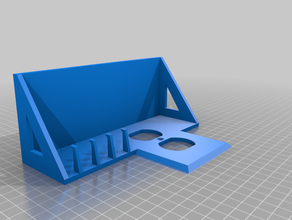 fixed outlet shelf 3d print model - Mito3D