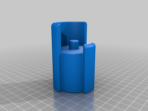 suporte de roda cadeira 3d print model - Mito3D