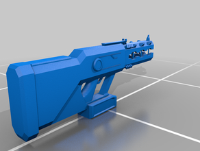 dragons souffle fusil à plasma arme feu canon le scifi 3d print model - Mito3D