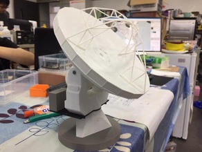atacama büyük milimetre dizi alma anten astronomik Şili teleskop 3d print model - Mito3D