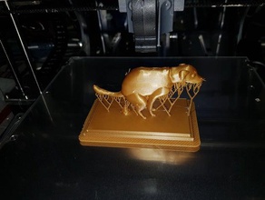 chien qui fait caca en levrette doggo merde 3d print model - Mito3D