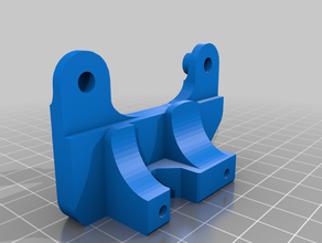 ender 3 direct drive mount widened 3d print model - Mito3D
