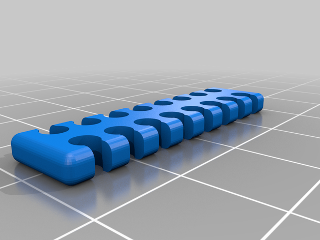 il mio cavo personalizzati pettine - 2 16 gpu su misura 3D print model - Mito3D