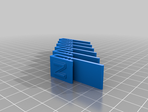 name clips 2 customized 3d print model - Mito3D