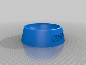 conde bowl customized 3d print model - Mito3D